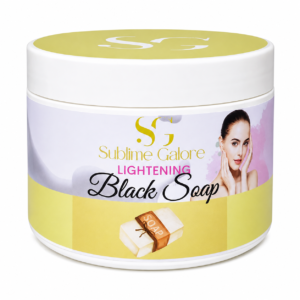 Sublime Galore Brightening Black Soap Paste – Cleansing Formula for Uneven-Looking Skin Tone