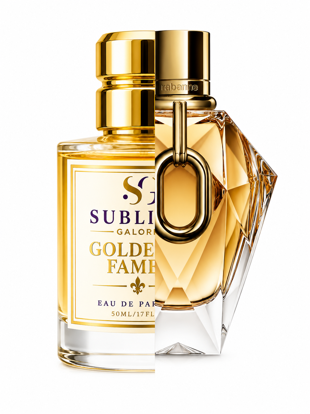Sublime Galore Golden Fame Inspired by Million Gold For Her by Rabanne - Image 2