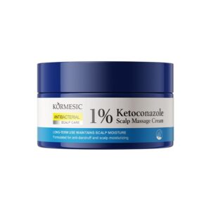 KORMESIC 1% Ketoconazole Scalp Massage Cream – Anti-Dandruff & Scalp Care Treatment, Moisturising & Soothing Formula with Panthenol, Glycerin & Ceramide NP (Hair & Scalp Treatment)