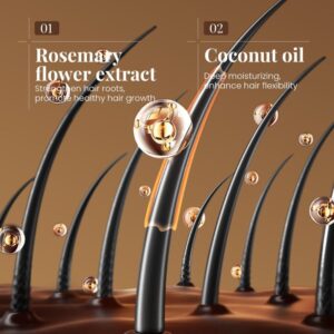 Alternative view of KORMESIC Batana Oil Hair Mask – Deep Repair & Moisturising Treatment for Dry, Damaged & Frizzy Hair, Strengthening & Smoothing Formula for Soft, Shiny Hair (500ml)
