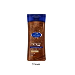 Dr. Davey Golden Hour Glow Shimmering Body Oil – Hydrating Body Oil with Cocoa Butter & Vanilla for Radiant, Luminous Skin (200ml)