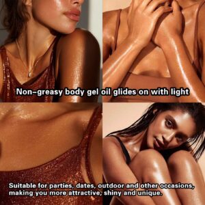 Alternative view of Dr. Davey Golden Hour Glow Shimmering Body Oil – Hydrating Body Oil with Cocoa Butter & Vanilla for Radiant, Luminous Skin (200ml)