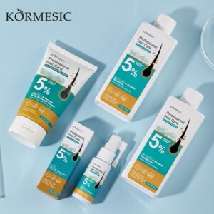 Alternative view of KORMESIC 5% Minoxidil & Keratin Hair Care Kit – Complete Scalp Treatment Set for Thinning Hair, Hair Growth Support System with Shampoo, Conditioner, Serum & Scalp Massage Cream