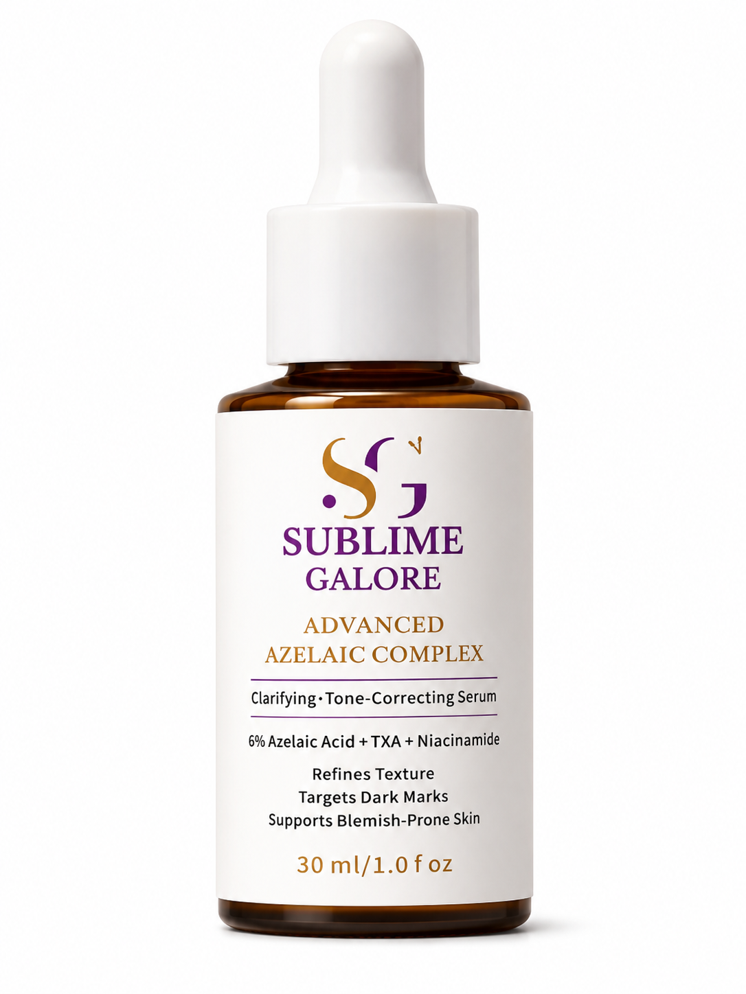 Sublime Galore Advanced Azelaic Complex Clarifying Tone-Correcting Serum - Image 3