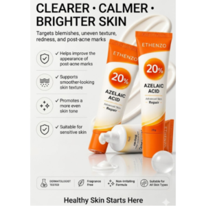 Alternative view of ETHENZO 20% Azelaic Acid Advanced Skin Repair (20g)