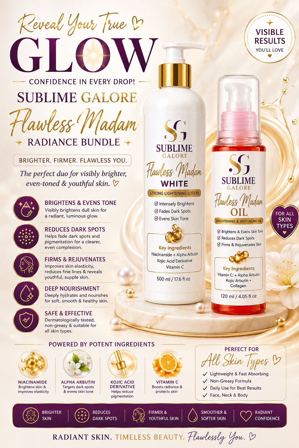 Flawless Madam Brightening Collection Bundle - Image 2