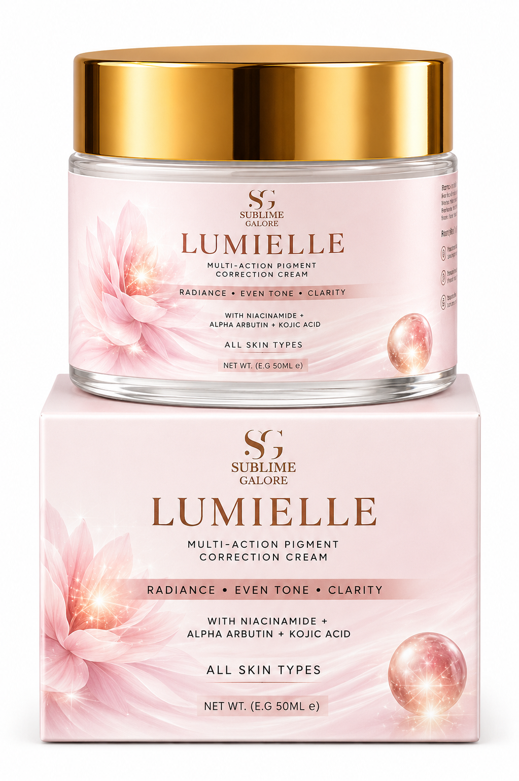 Sublime Galore Lumielle Multi-Action Pigment Correction Cream (50ml) - Image 4
