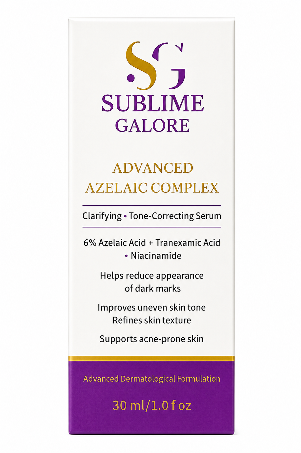 Sublime Galore Advanced Azelaic Complex Clarifying Tone-Correcting Serum - Image 4
