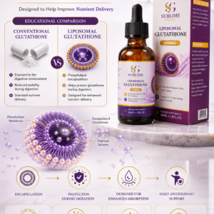 Alternative view of Sublime Galore Oral Liposomal Glutathione 1500mg