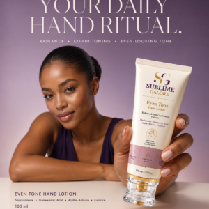 Alternative view of Sublime Galore Even Tone Hand Lotion – Niacinamide, Tranexamic Acid & Alpha-Arbutin – 100ml