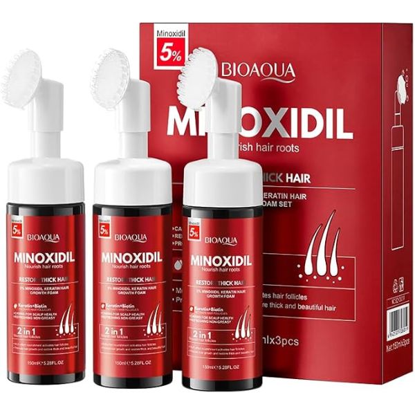 BIOAQUA Minoxidil 5% Hair Growth Foam